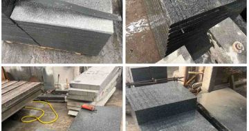 台州 芝麻黑地铺石材