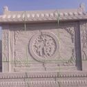 台州 芝麻白花岗岩屏风，照壁，影壁