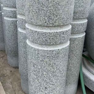 台州 芝麻白花岗岩挡车柱、隔离柱多少钱