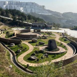 台州仿古石铺装整体效果