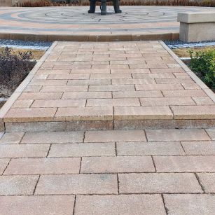 台州仿古石铺装效果