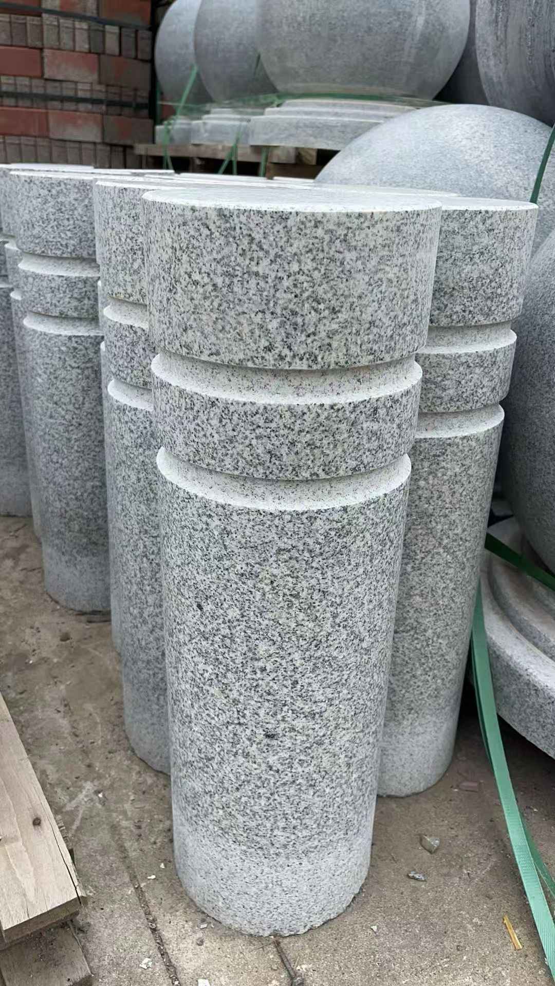 台州 芝麻白花岗岩挡车柱、隔离柱多少钱