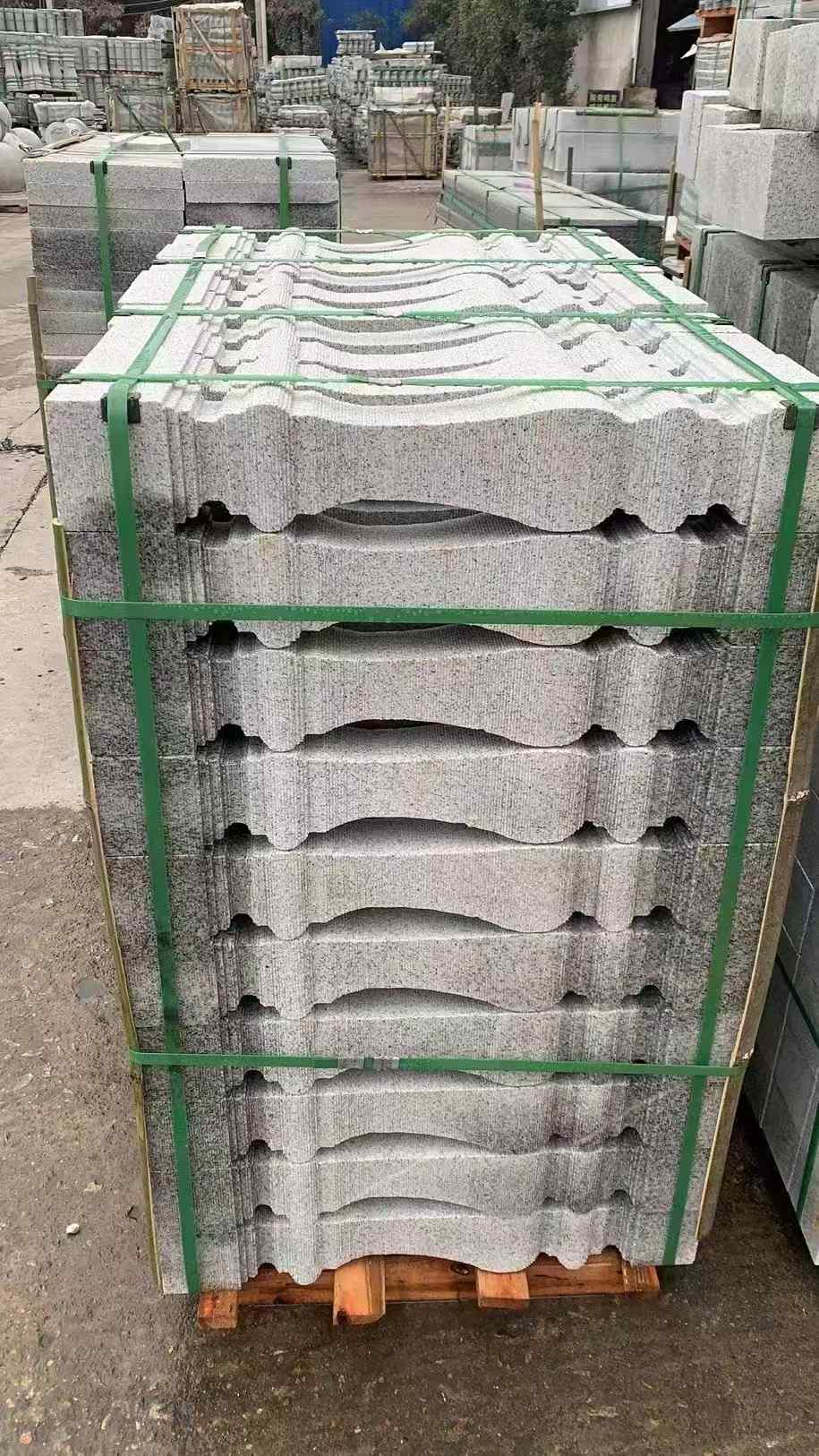 台州 芝麻白方形拉丝面，栏杆花瓶柱