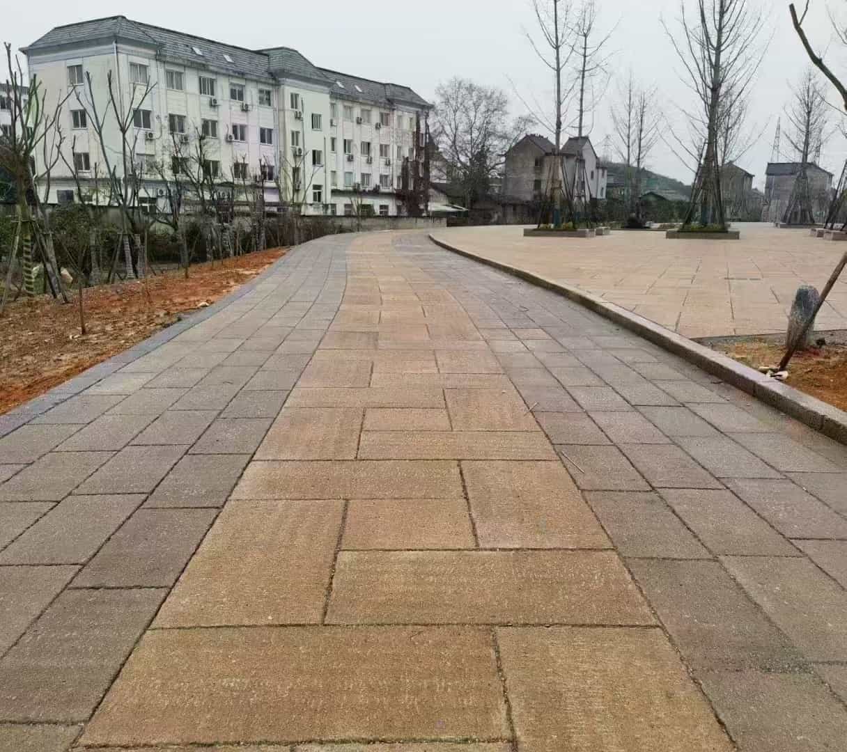 台州仿古石铺装效果