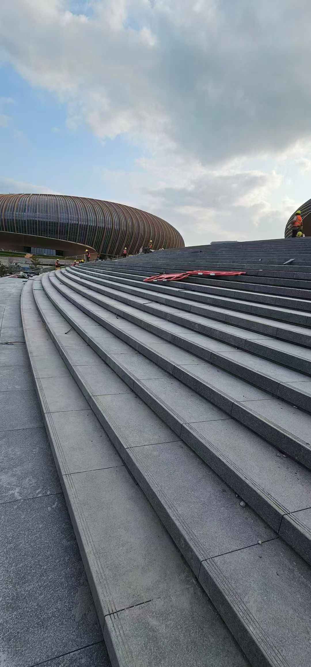 台州 弧形整石台阶铺装效果图