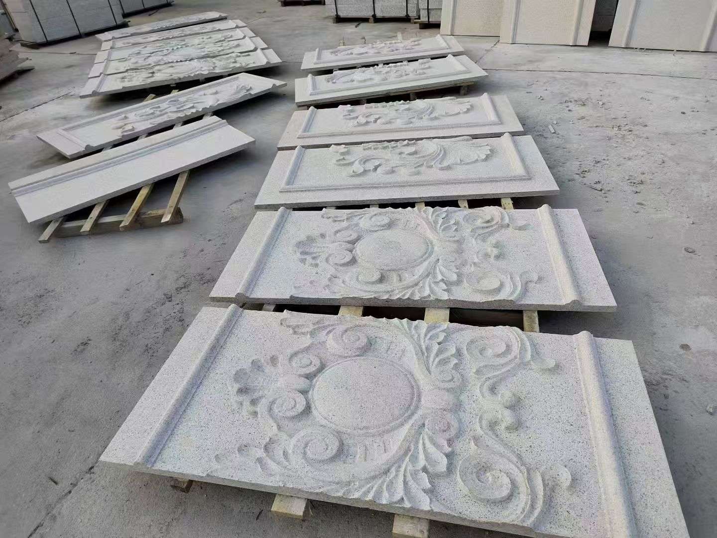 台州 芝麻白干挂雕花板