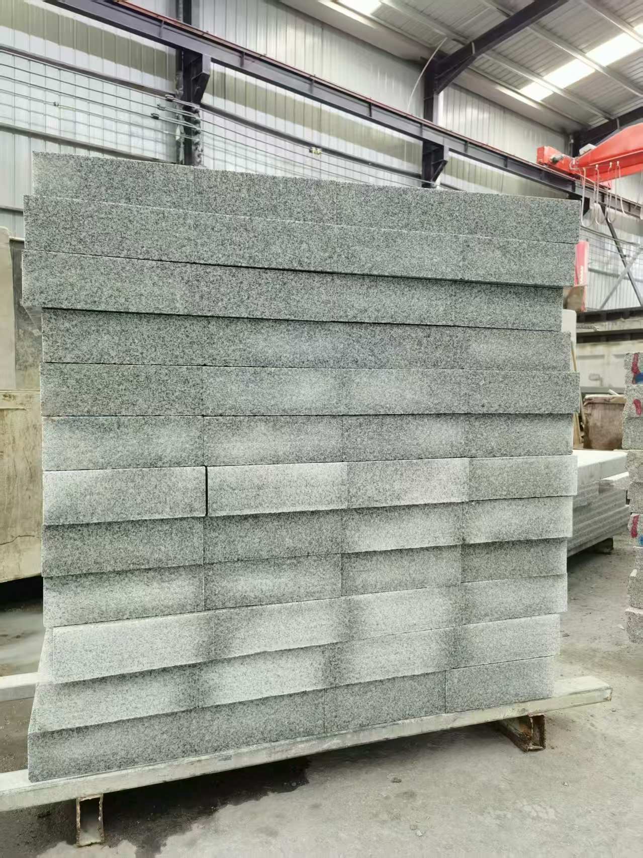 台州 芝麻白10公分300*600广场地铺，A料定制，尺寸标准，厚薄均匀