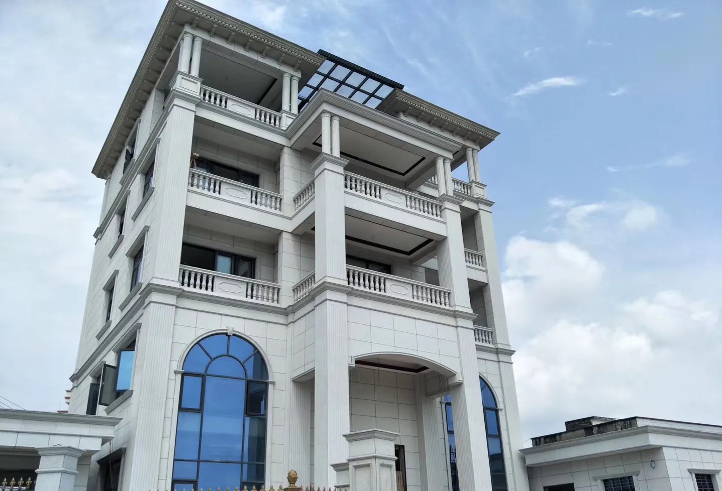 台州芝麻白别墅干挂效果展示